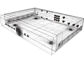 DirecTV Cable Box 3D Model preview