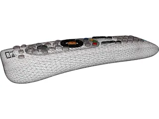DirecTV Remote Control 3D Model preview