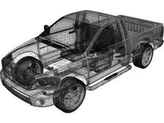 Dodge Ram 1500 3D Model preview