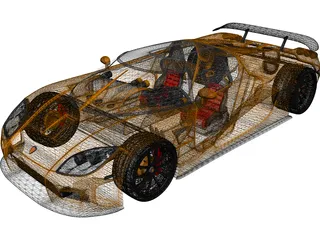 Koenigsegg CCX 3D Model preview