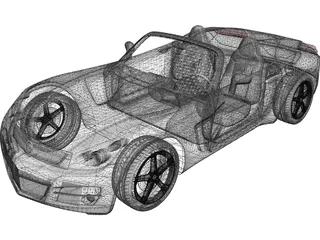 Opel GT (2007) 3D Model preview