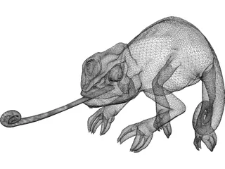 Chameleon 3D Model preview