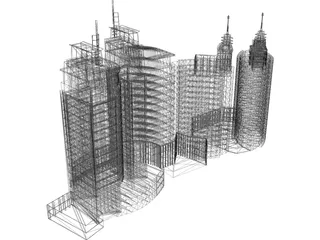 Building Office 3D Model preview
