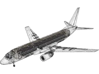 Boeing 737-700 [+Interior] 3D Model preview