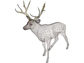 Deer Mule 3D Model preview