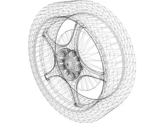 Wheel 3D Model preview