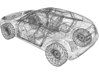 Infinity Triant Concept 3D Model preview