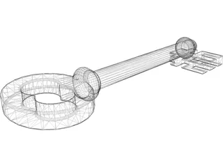 Key 3D Model preview