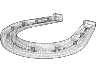 Horse Shoe 3D Model preview
