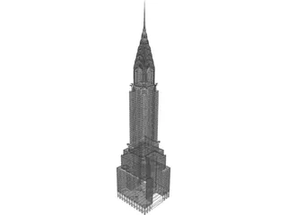 Chrysler Building 3D Model preview