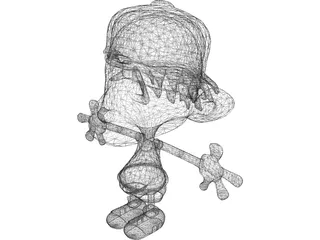Kid Paddle 3D Model preview