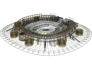 San Diego Stadium 3D Model preview