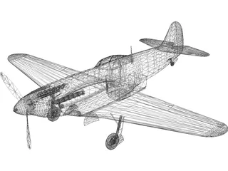 Yakovlev Yak-9 3D Model preview