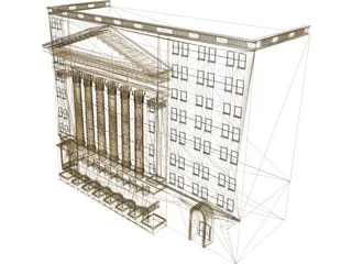 New York Stock Exchange 3D Model preview