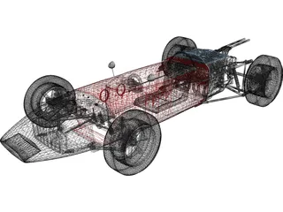 Honda ra272 3D Model preview