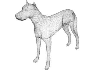 Dog 3D Model preview