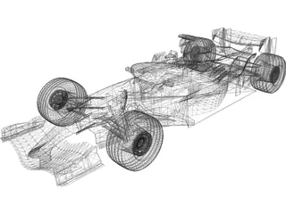 McLaren MP4-21 F1 3D Model preview