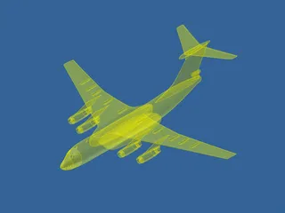 Ilyushin IL-76 Candid 3D Model preview