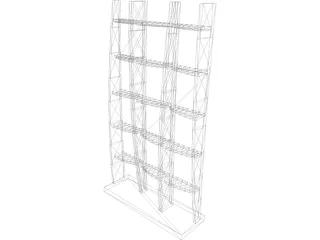 Bookcase 3D Model preview