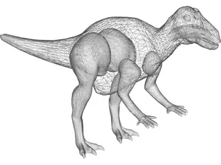 Iguanadon 3D Model preview