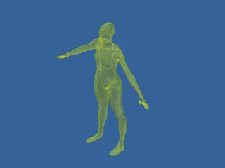 Woman African-American 3D Model preview
