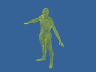 Man European 3D Model preview