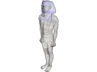 Egyptian Statue 3D Model preview