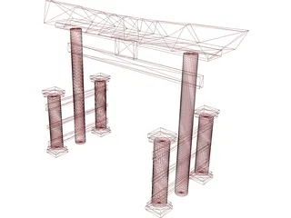 Torii 3D Model preview