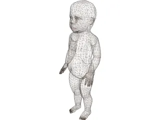 Infant 3D Model preview
