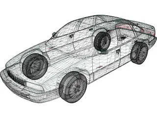 Buick Regal (1997) 3D Model preview