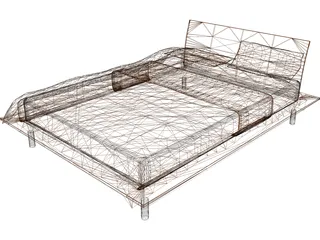 Bed 3D Model preview