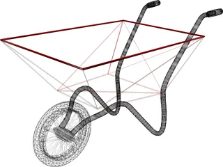 Wheelbarrow 3D Model preview