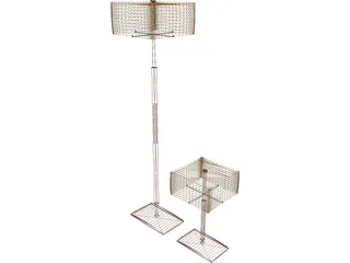 Standing Lamps 3D Model preview