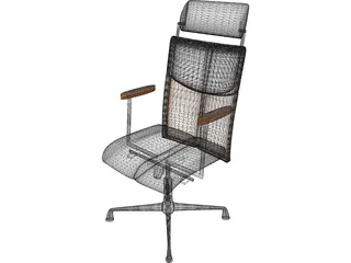 Office Chair 3D Model preview