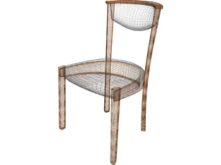 Chair Kitchen 3D Model preview
