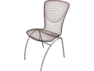Chair Bended-Wood 3D Model preview