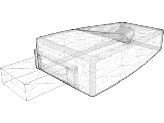 USB Thumbdrive 3D Model preview