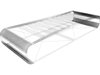 CD Rack 3D Model preview