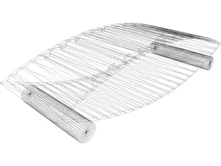 CD Rack 3D Model preview