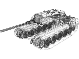 E-100 3D Model preview