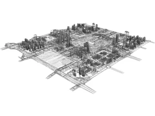 Shenzhen (China) 3D Model preview