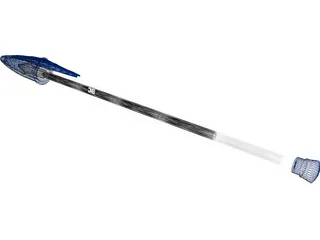 Pencil Bic 3D Model preview