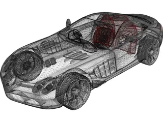 Mercedes-Benz SLR McLaren 3D Model preview