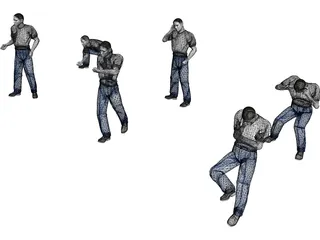 People Collection 3D Model preview