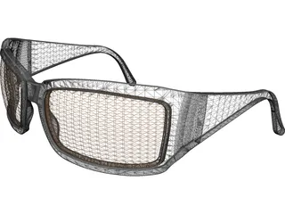 Sunglasses Plastic 3D Model preview