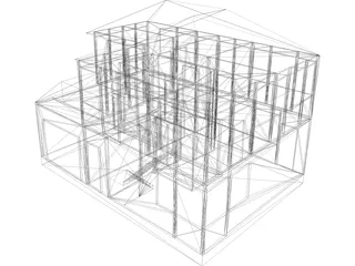 House 3D Model preview