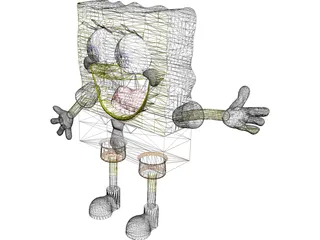 Sponge Bob 3D Model preview