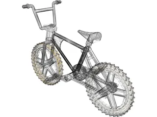 Kids Bike 3D Model preview