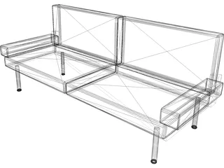 Sofa 3D Model preview
