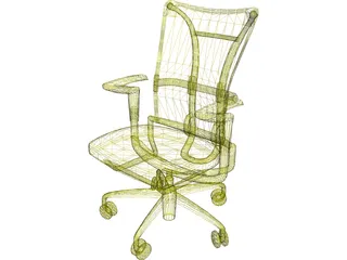 Allsteel Chair 1 3D Model preview